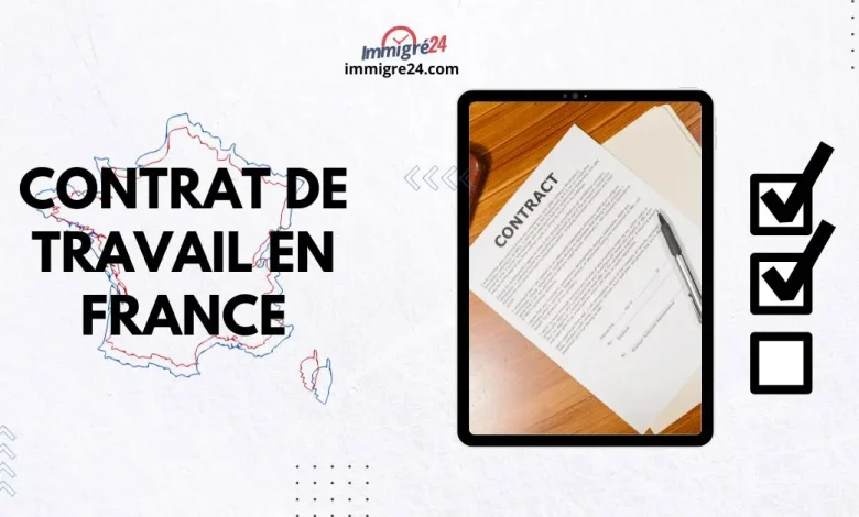 Contrat de travail en France 2024